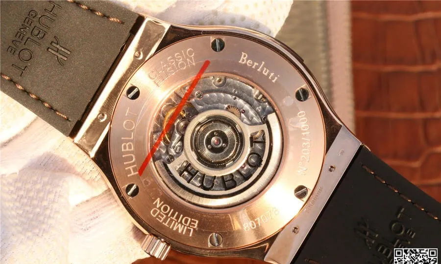 Hublot Classic Fusion 511.OX.0500.VR.BER16 TW Factory 1:1 Best Edition Replica Watch Cowhide strap